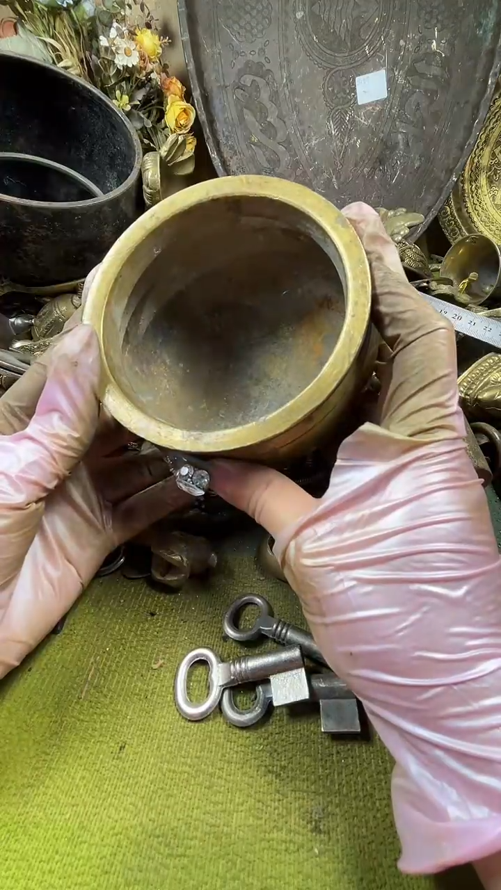 老*亿锦铜回流铜器摆件65