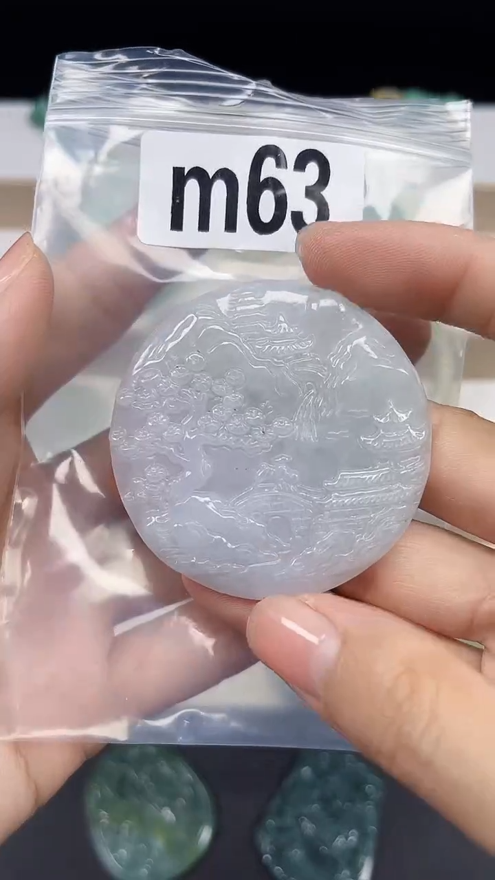 颈饰未镶嵌翡翠翡翠珠宝吊坠挂件