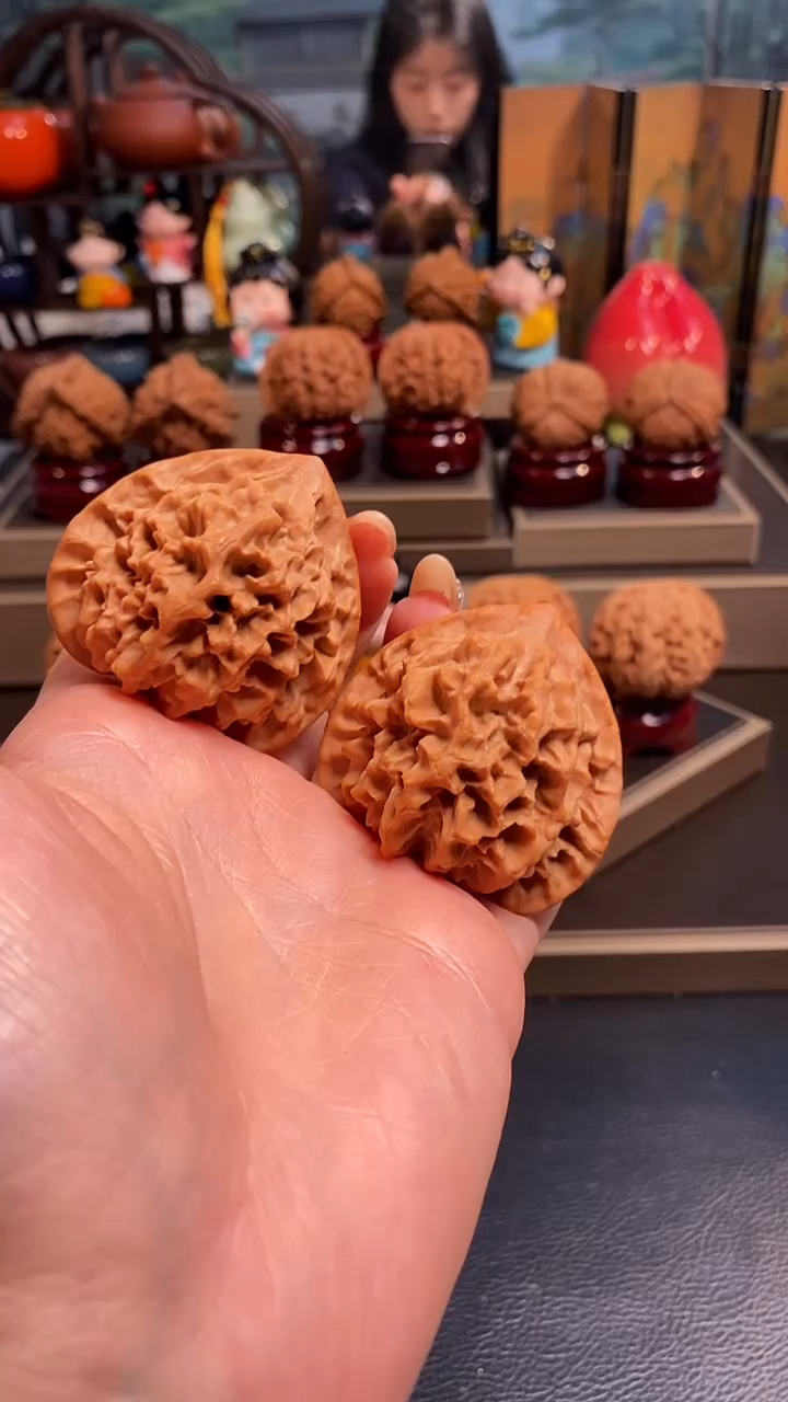 【闪购商品】文玩核桃把件H917帝王46