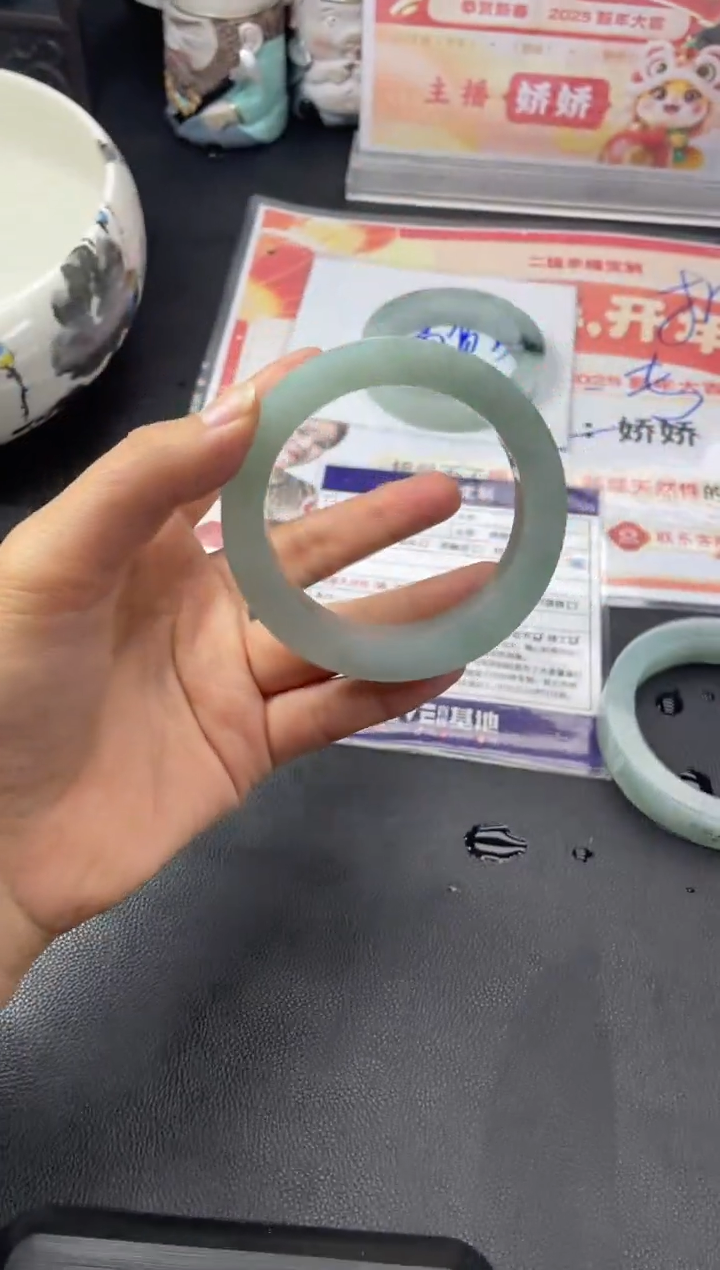 【闪购商品】定制翡翠手镯未镶嵌正圈HFA/12DZS