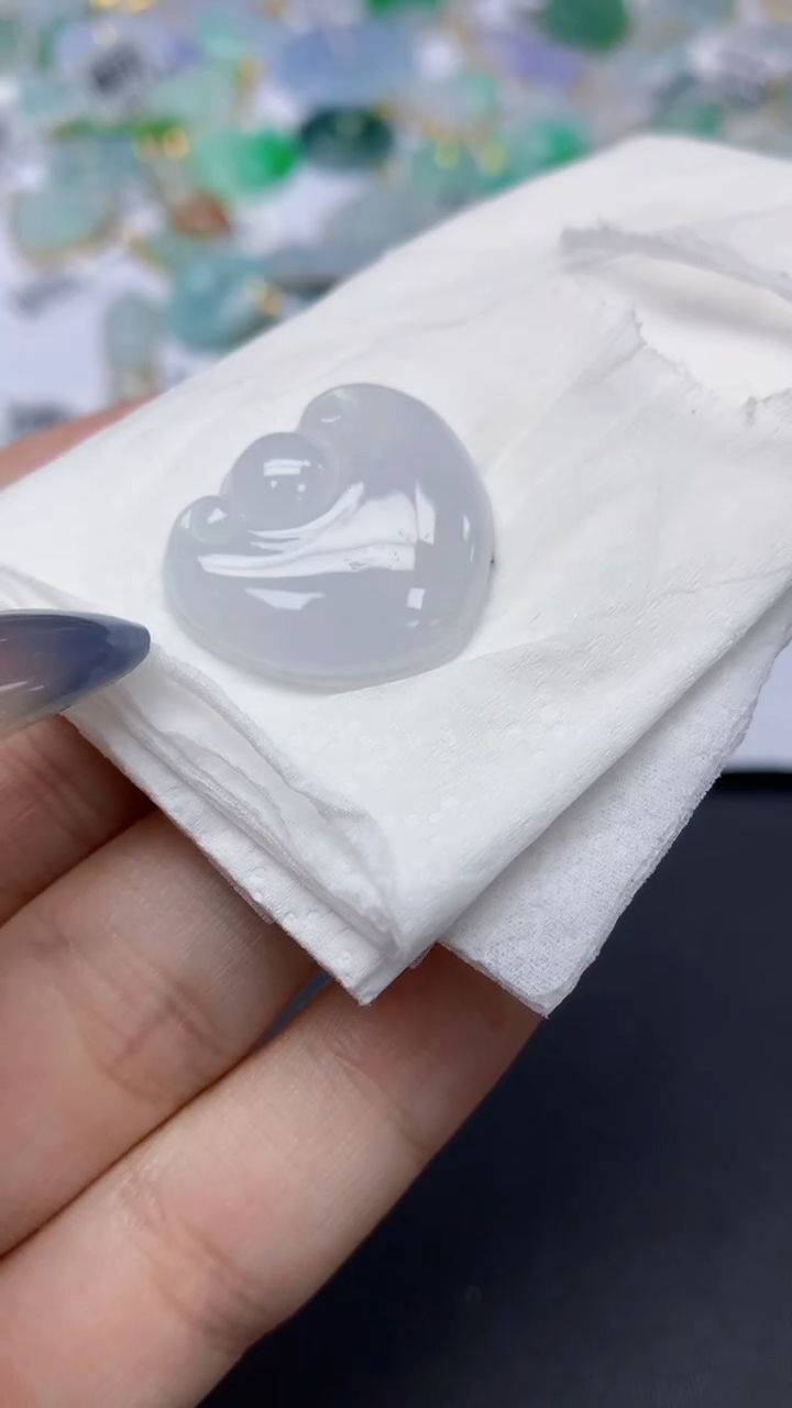 翡翠未镶嵌颈饰天然a货翡翠