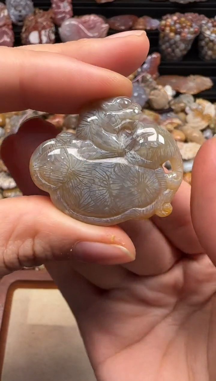 【闪购商品】硅化珊瑚（珊瑚玉）颈饰未镶嵌191