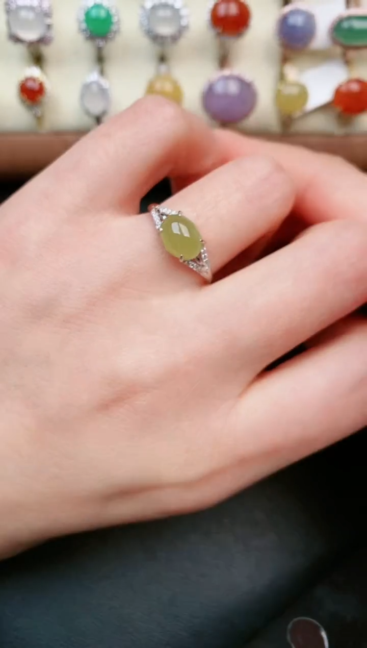 【闪购商品】翡翠戒指银S925镶嵌.....