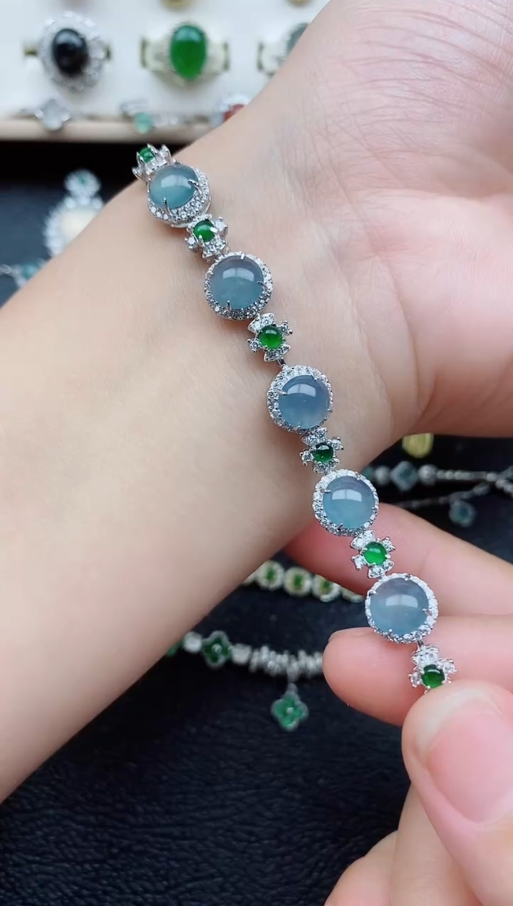 【闪购商品】翡翠戒指银S925镶嵌11111