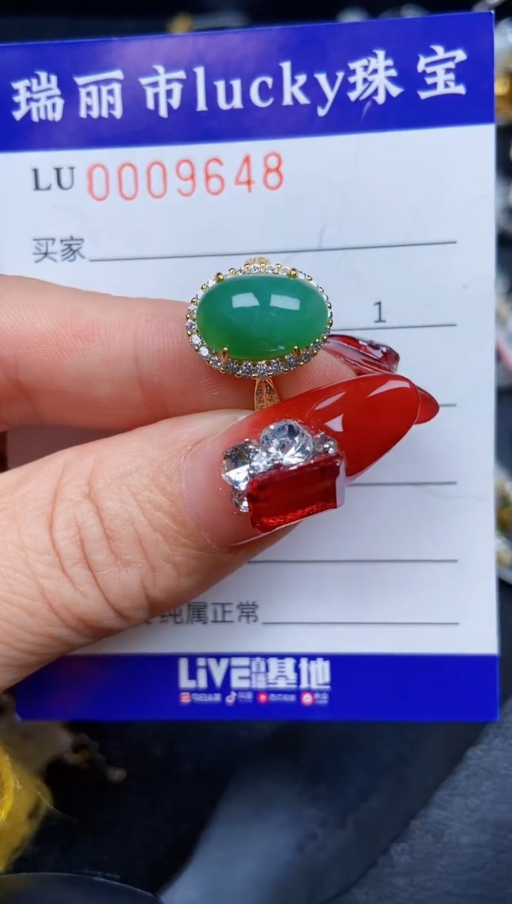 【闪购商品】翡翠颈饰银S925镶嵌9648