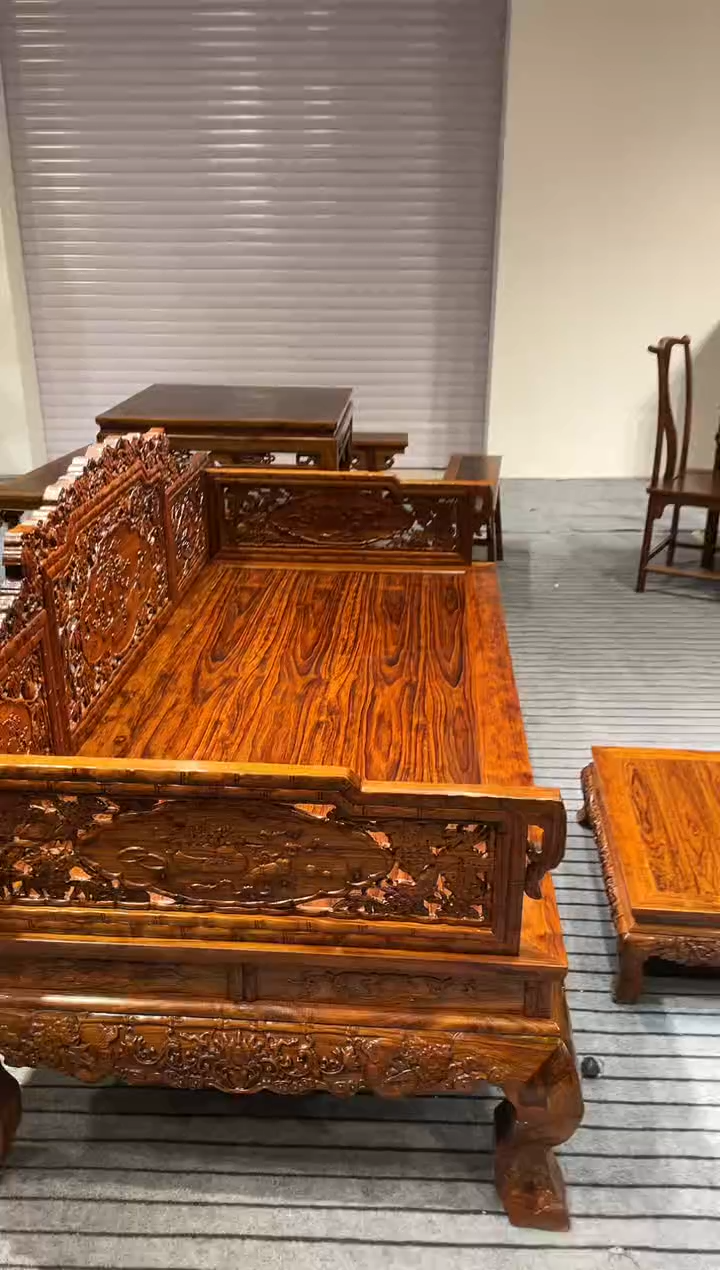 花梨木类花梨木罗汉床改价链接