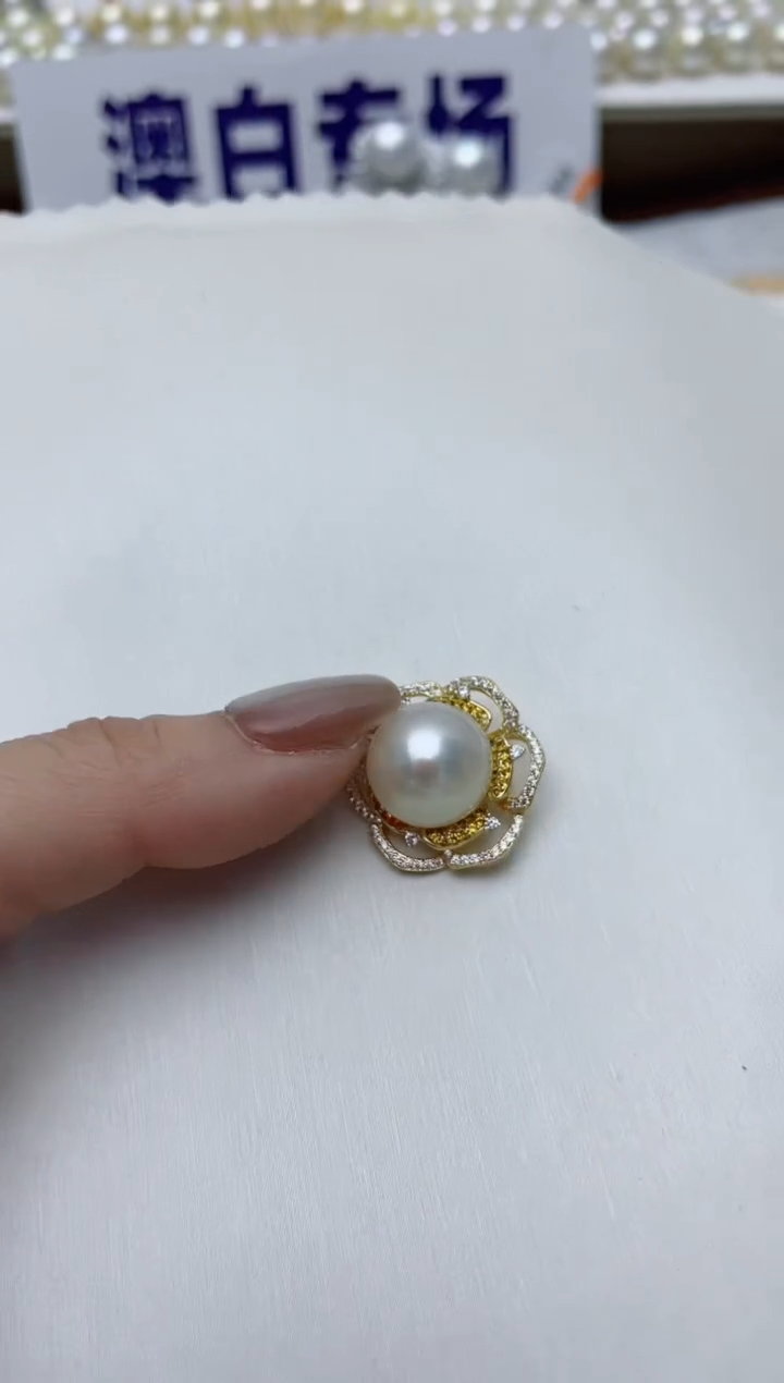 【闪购商品】海水珍珠颈饰银S925镶嵌A136