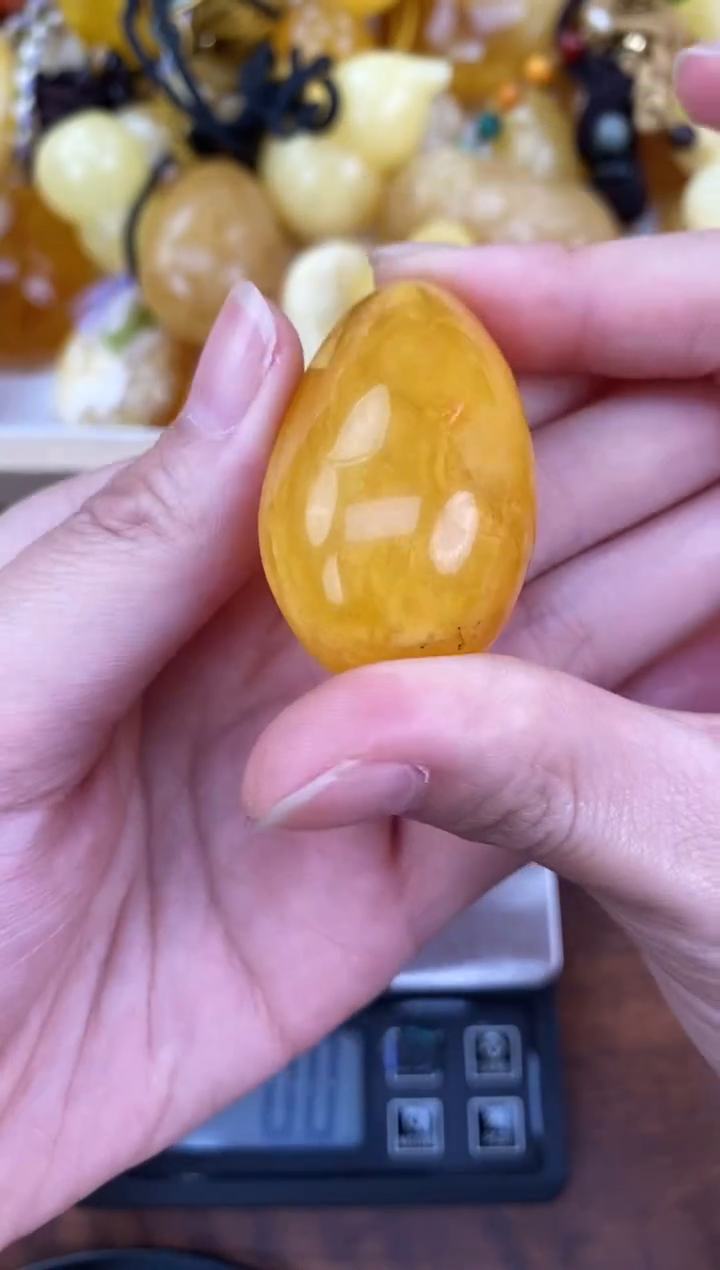 裸石琥珀未镶嵌天然琥珀蜜蜡