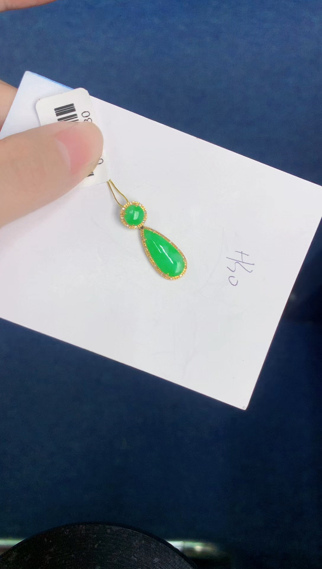 【闪购商品】翡翠颈饰18K金镶嵌000000000