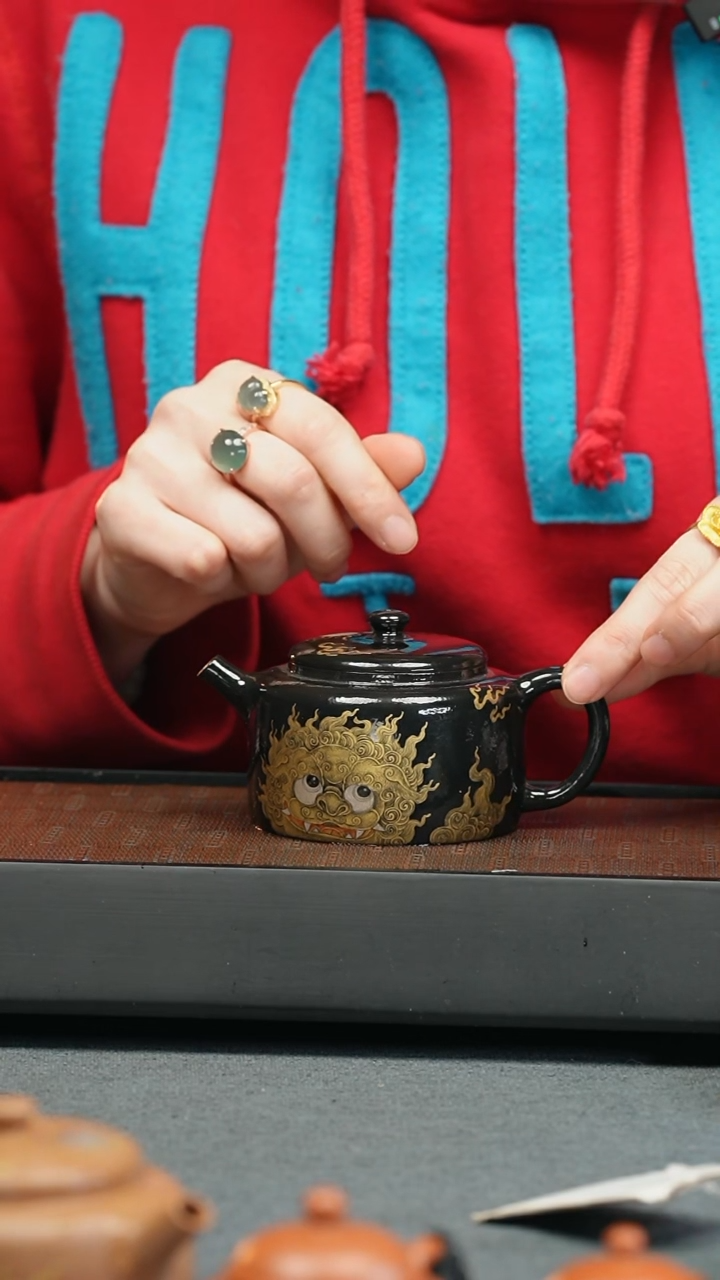 【闪购商品】紫砂茶壶五堂 醒狮德钟二代