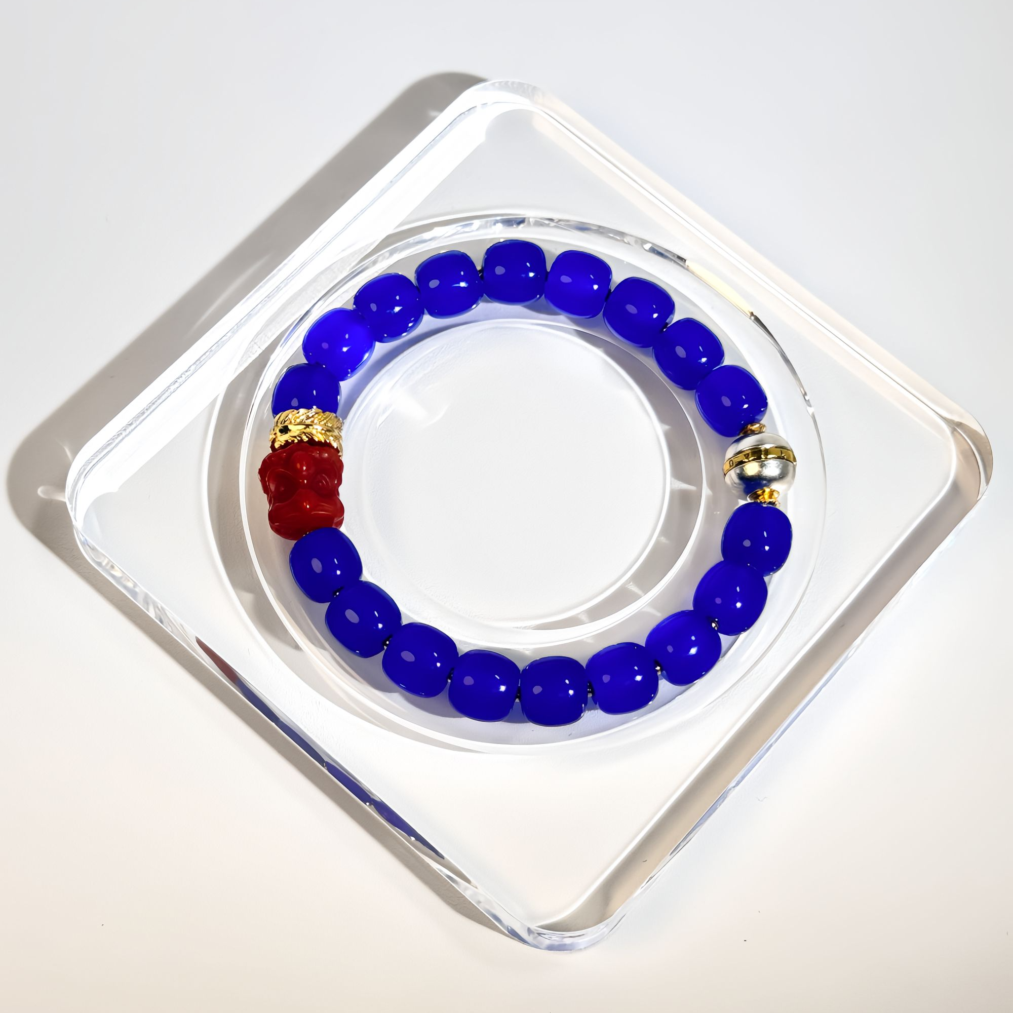 非金属布艺手链 珠宝【三宝】鹏展蓝图手链