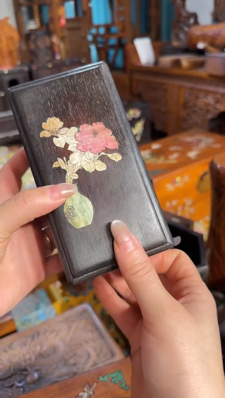 【闪购商品】木木艺紫檀花瓶机关盒98.8888