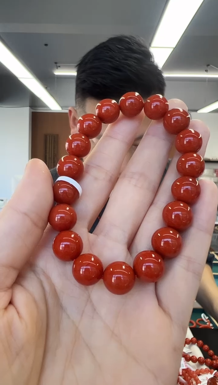 未镶嵌手链南红玛瑙小*爱A13南红手串10mm+