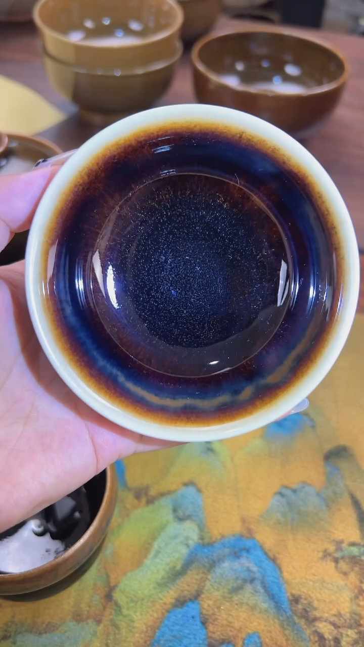 新品窑变色的主人杯