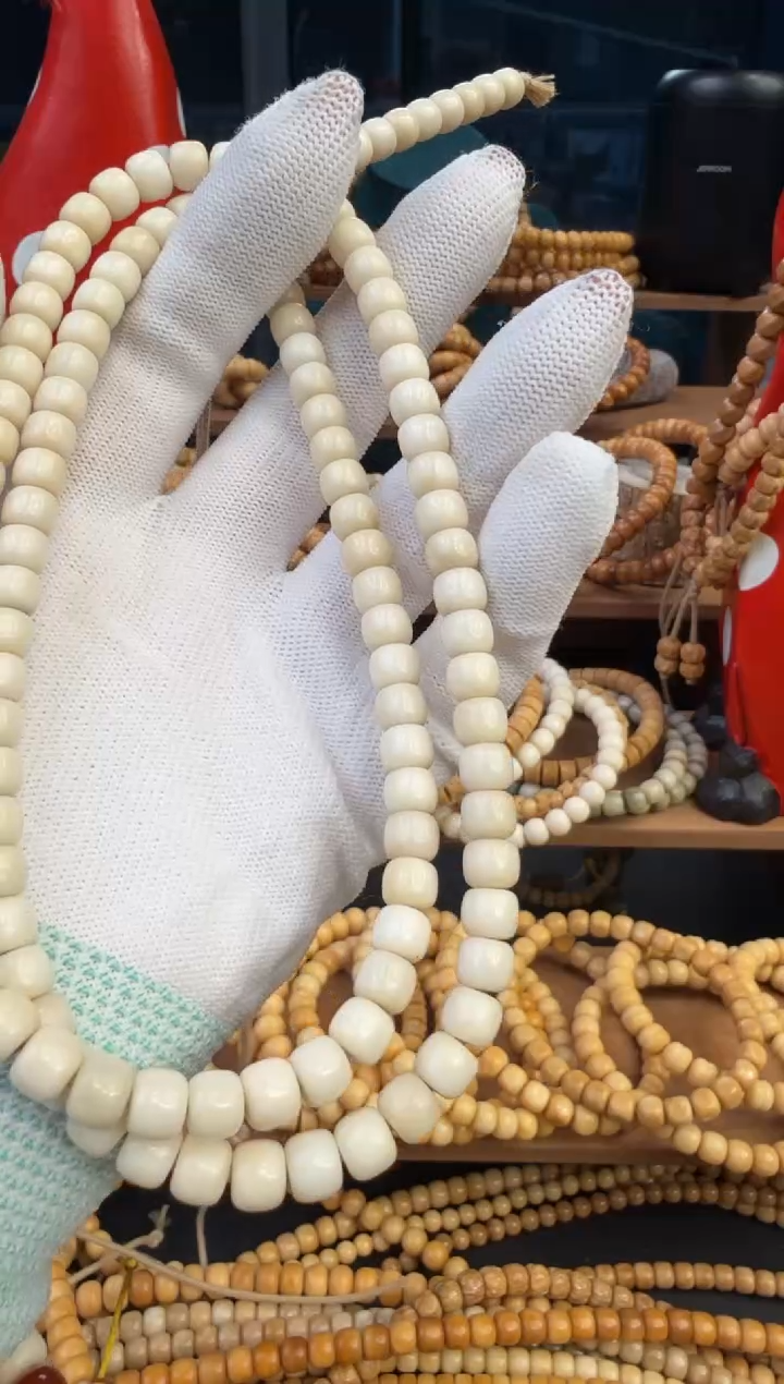 【闪购商品】菩提根/象牙果手串龙脊菩提小白龙老型长串7*6