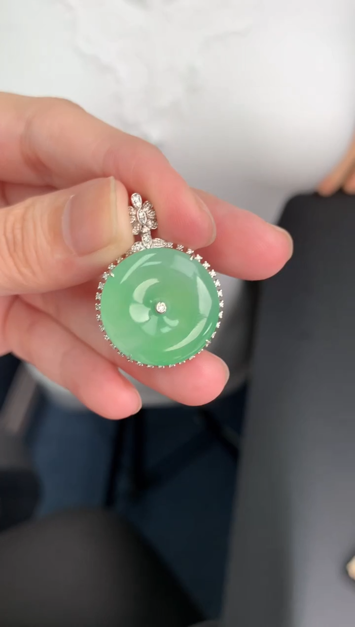 【闪购商品】定制翡翠18K金镶嵌模式推广期24小时鉴赏期