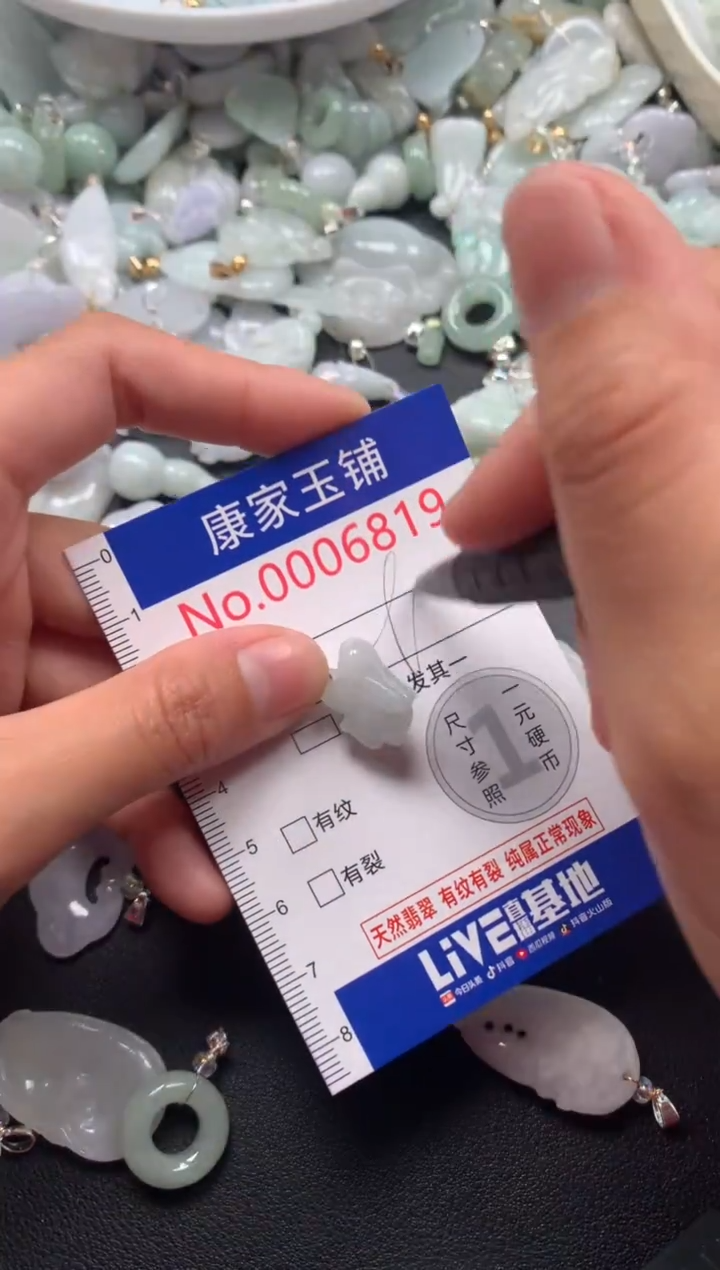 颈饰未镶嵌翡翠6819