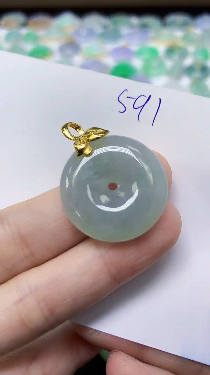 翡翠未镶嵌颈饰天然自然緬甸A貨翡翠