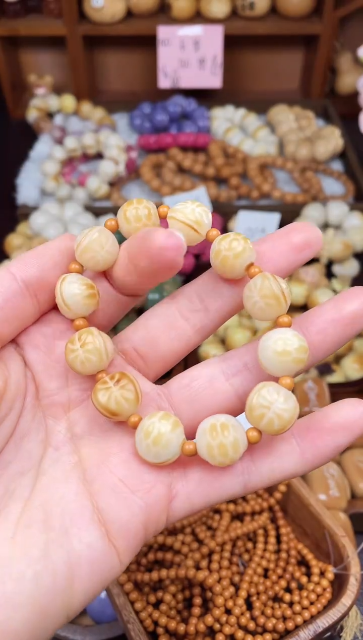 手串菩提根/象牙果Q菩提根富甲单圈