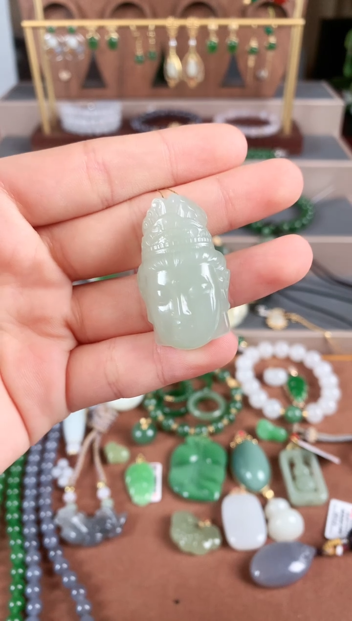 吊坠(不含链)未镶嵌和田玉1