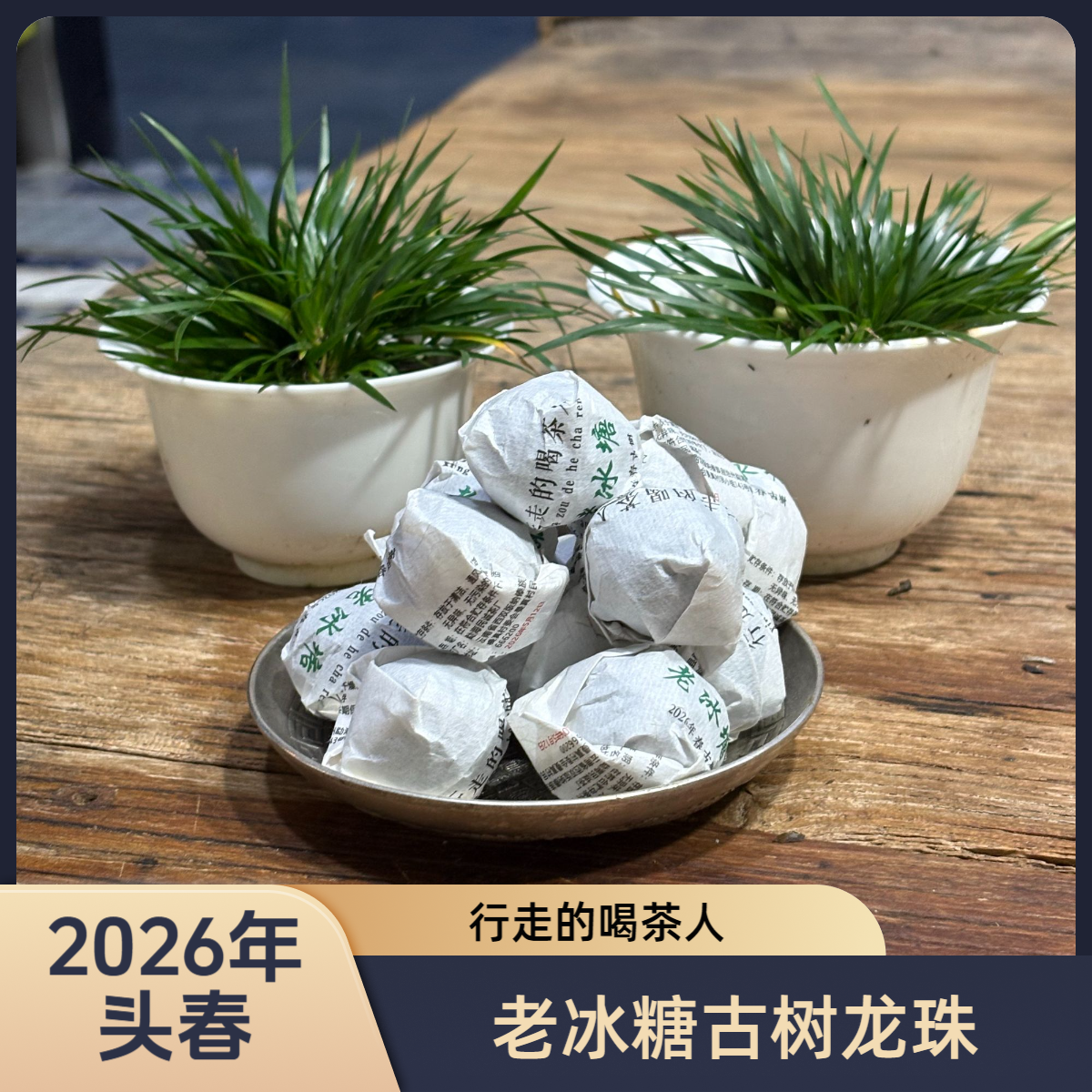 2026年 头春《老冰糖古树龙珠》 行走的喝茶人 （龙珠）
