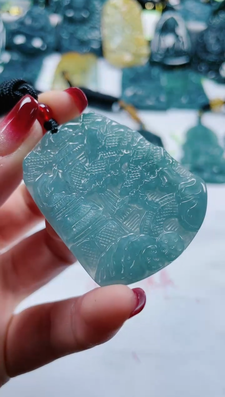 【闪购商品】翡翠颈饰未镶嵌多样性发货一件发货-大山水