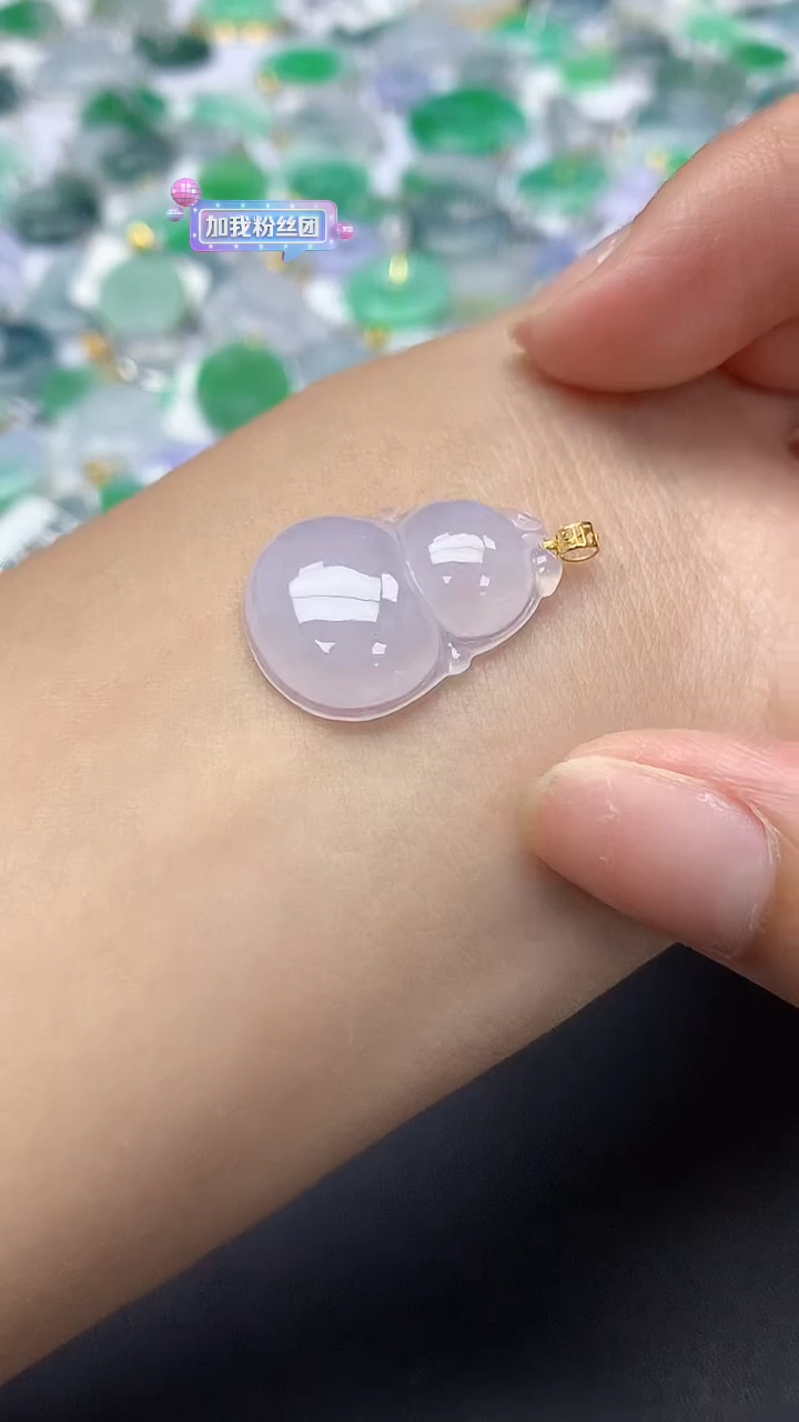 翡翠未镶嵌颈饰天然缅甸a货翡翠