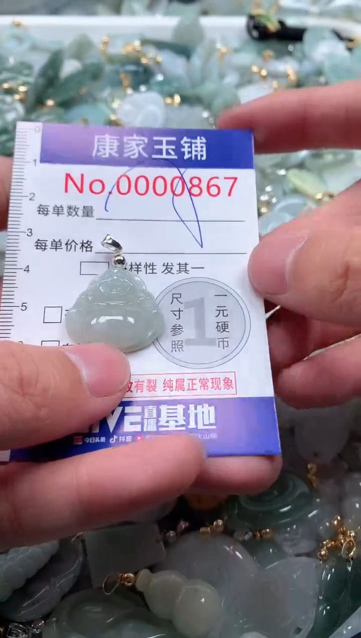 【闪购商品】翡翠吊坠(不含链)未镶嵌867