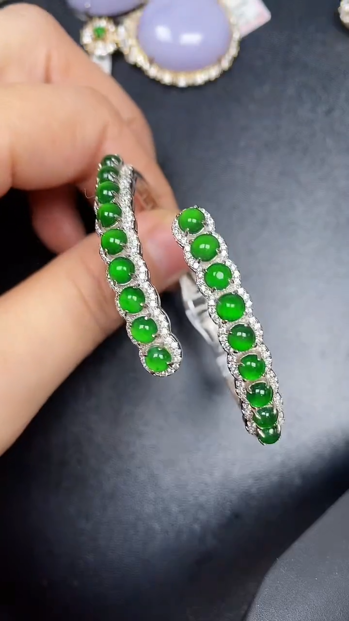 银S925镶嵌戒指翡翠2490