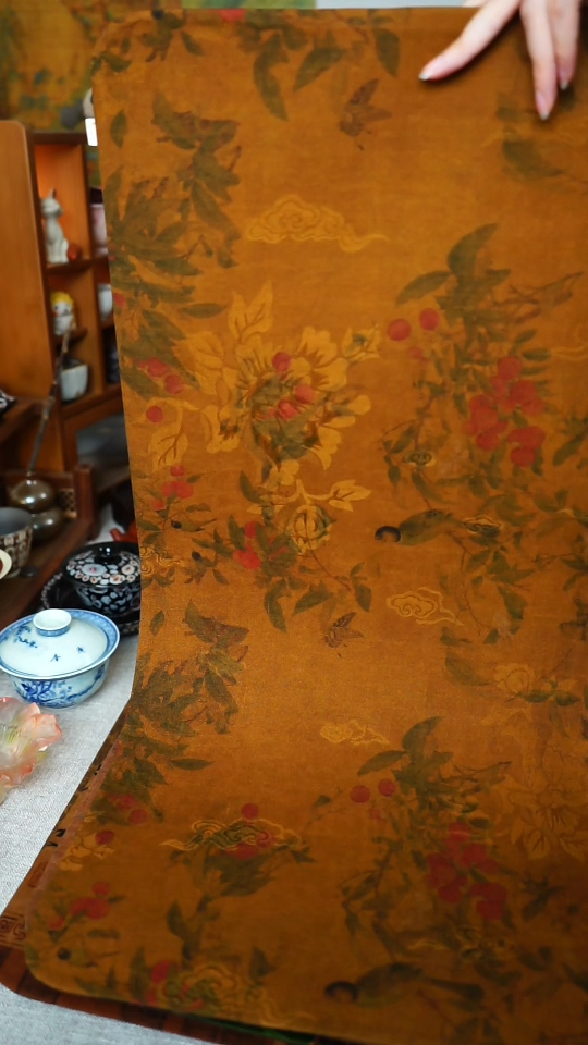 【闪购商品】荔枝图牡丹暗纹65.33        