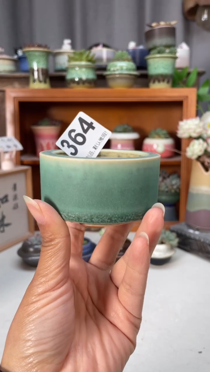 瓷片364知木小芳花盆