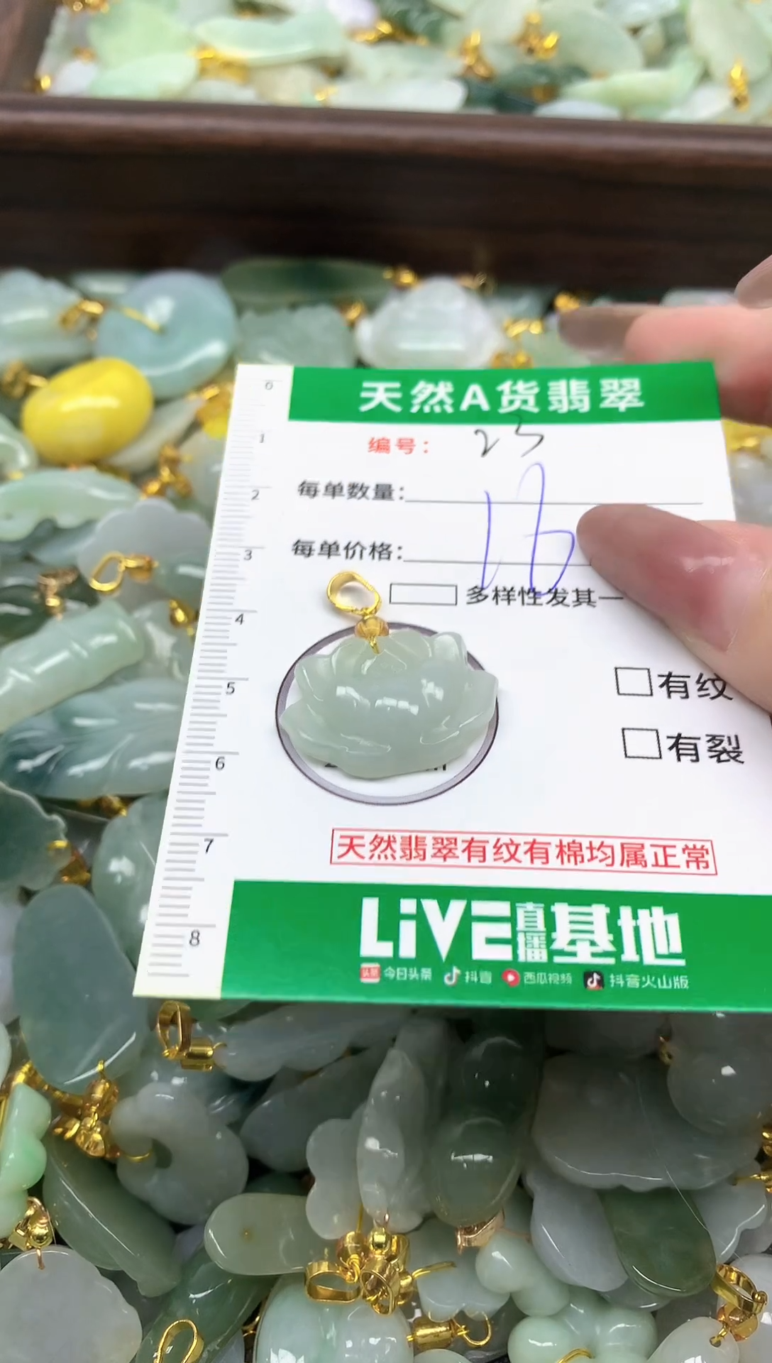 颈饰未镶嵌翡翠未镶嵌a货翡翠-23