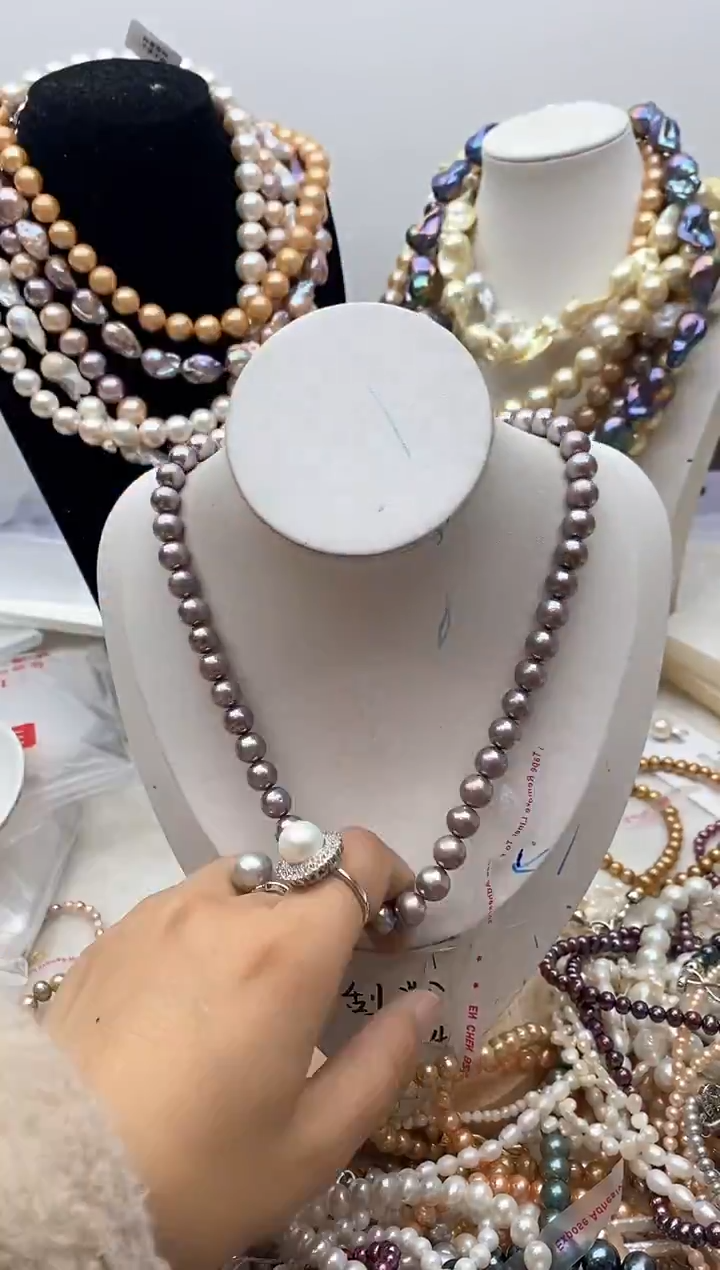 【闪购商品】淡水珍珠颈饰钛钢129