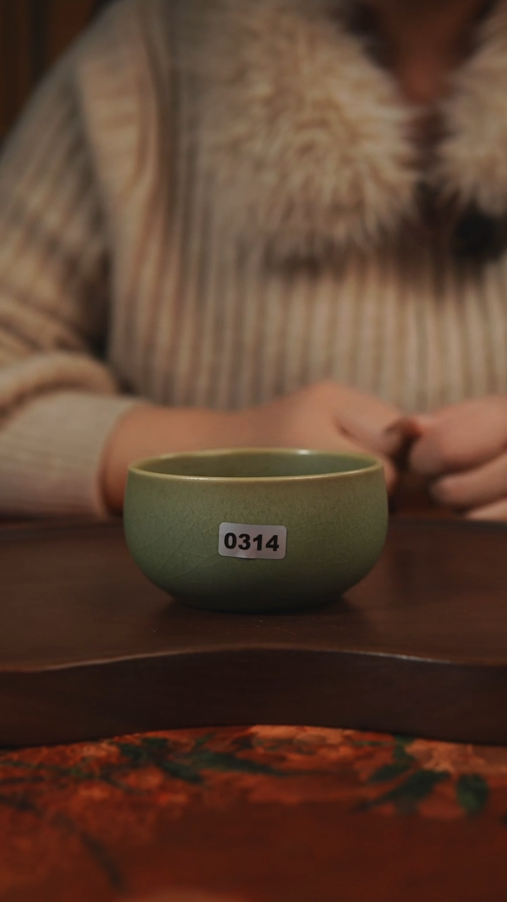 杯子瓷汝州原产地原矿仿古老釉q314