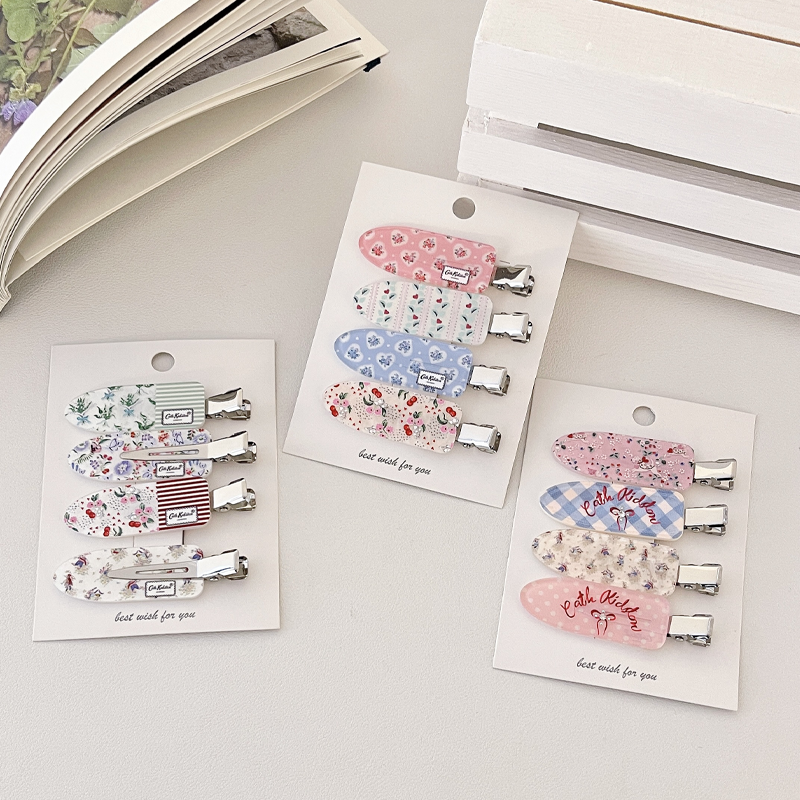 【名创优品XCath Kidston联名】花园工坊系列4支盒装发夹（随机发）