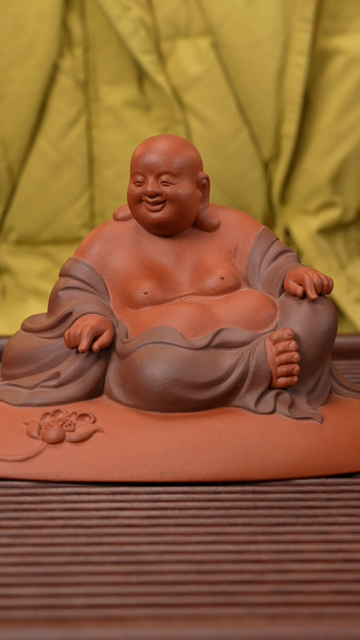 【闪购商品】紫砂茶宠莲生福地
