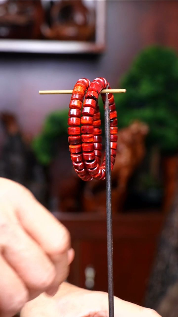 【闪购商品】降真香手串/手链海南红降6*9老多样性发一