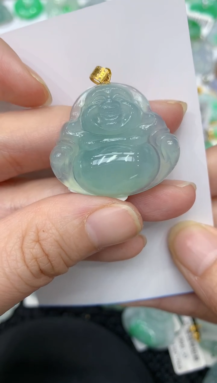 【闪购商品】翡翠颈饰18K金镶嵌111111111