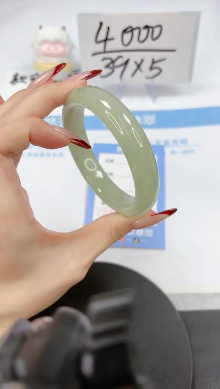 【闪购商品】石英质玉手镯未镶嵌A35-57.8-58