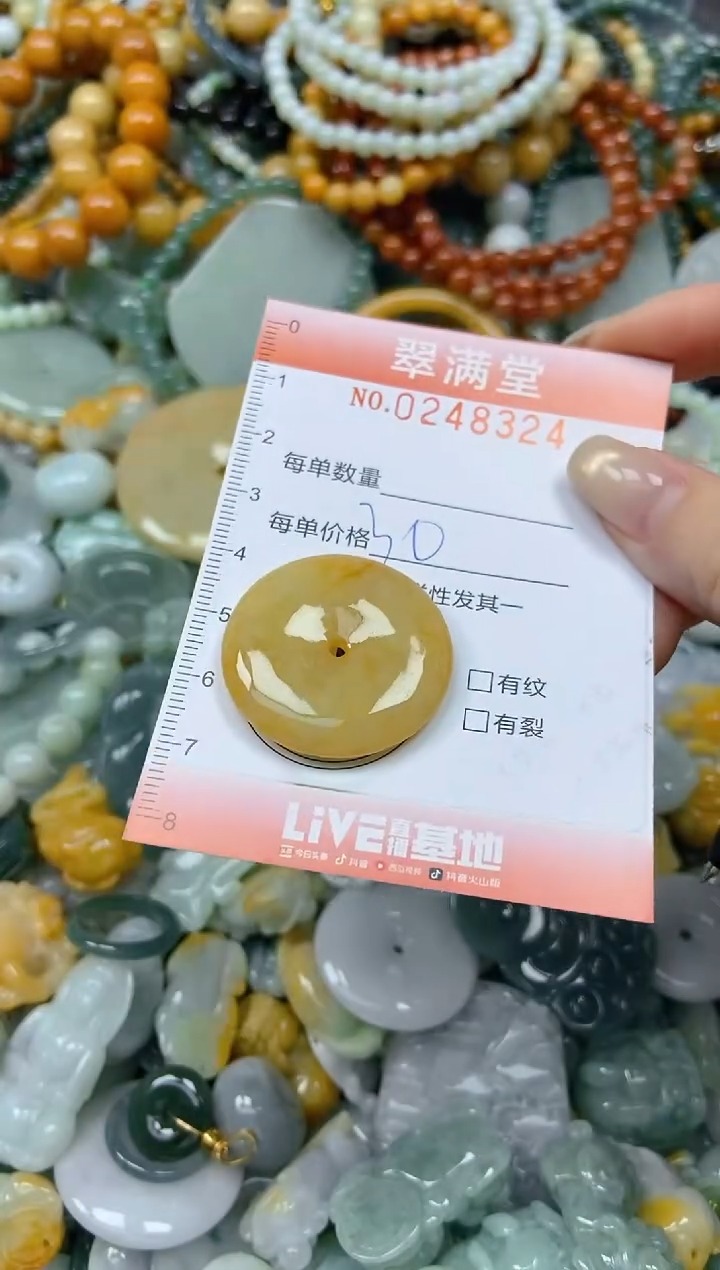 未镶嵌挂件翡翠闪购0248324