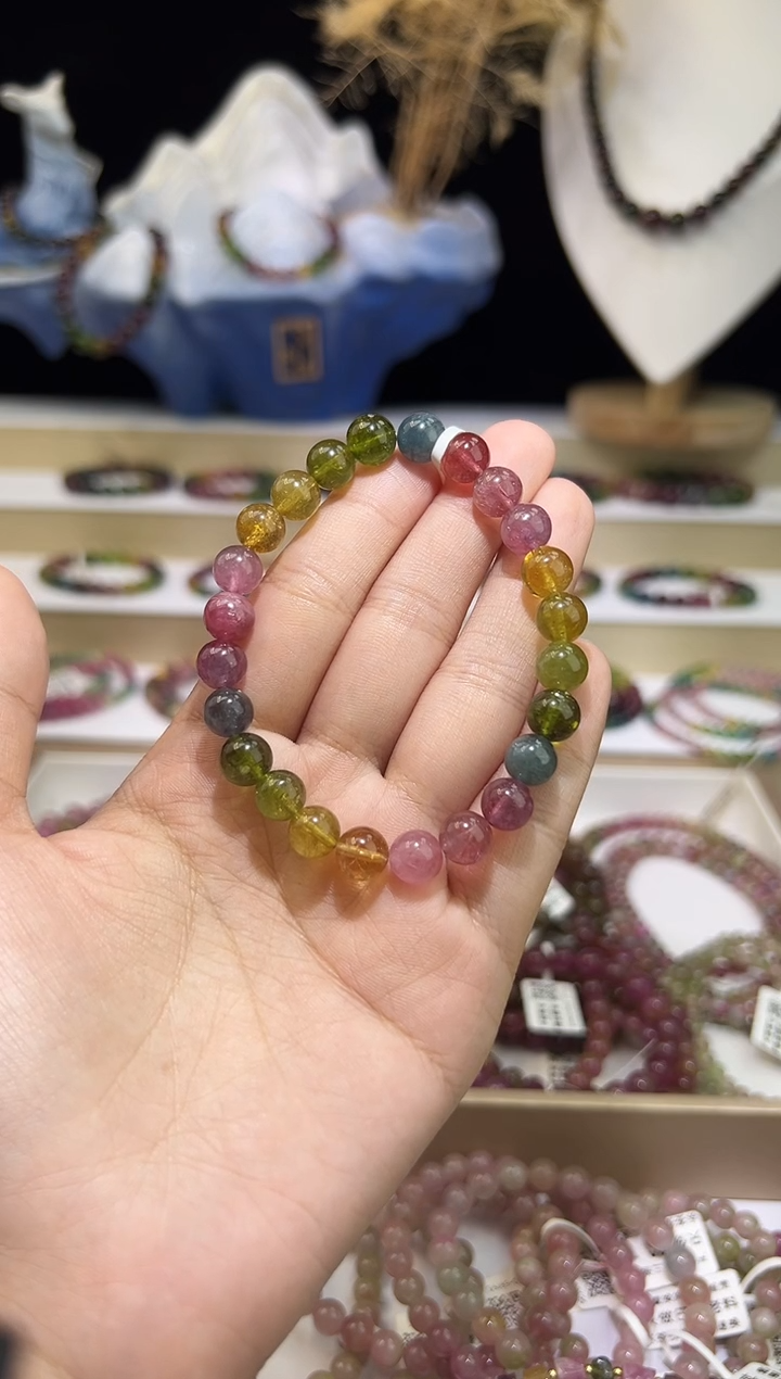 【闪购商品】碧玺/未镶嵌8mm+碧玺单圈多样性发货