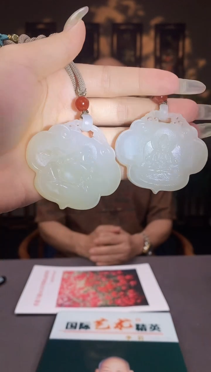 和田玉未镶嵌颈饰C850