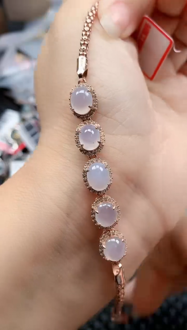 银S925镶嵌戒指翡翠天然A货缅甸翡翠