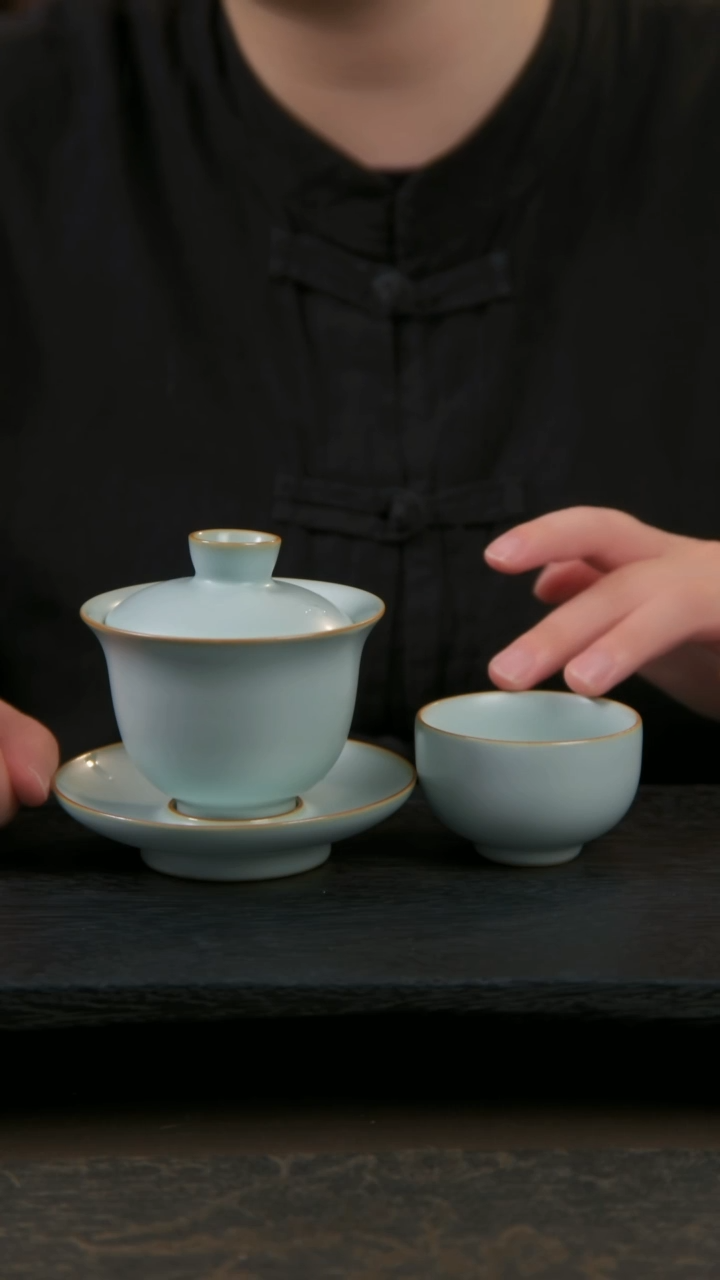 【闪购商品】杯望月盖碗1+温文杯1组合