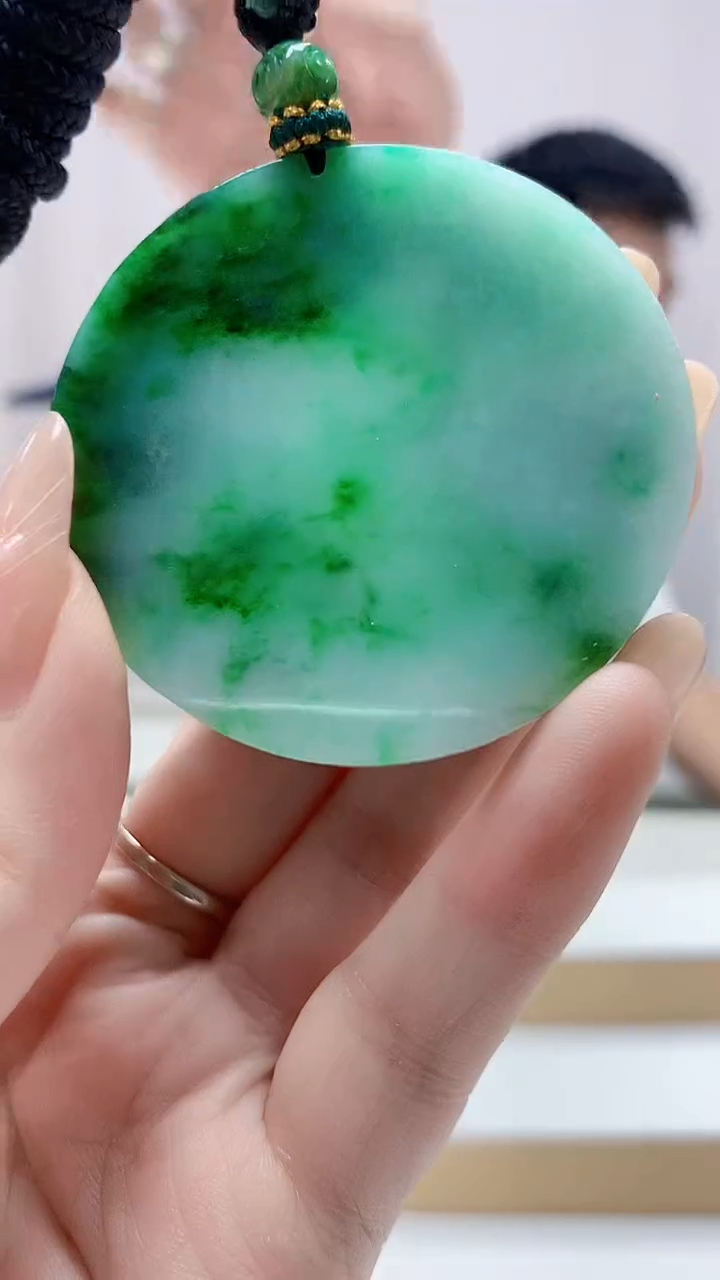 未镶嵌定制翡翠5028DD-毛货挂件152