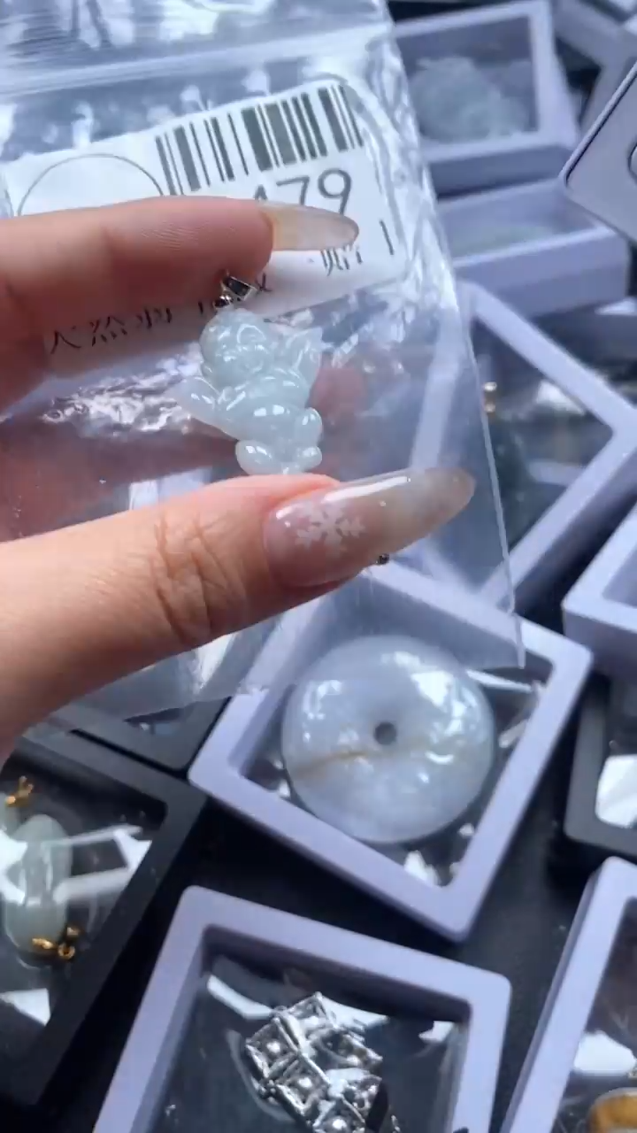 颈饰未镶嵌翡翠3479