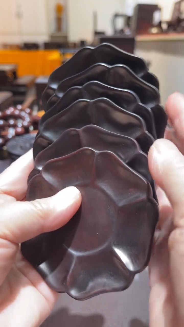 红酸枝木类精品木雕6片精工细作