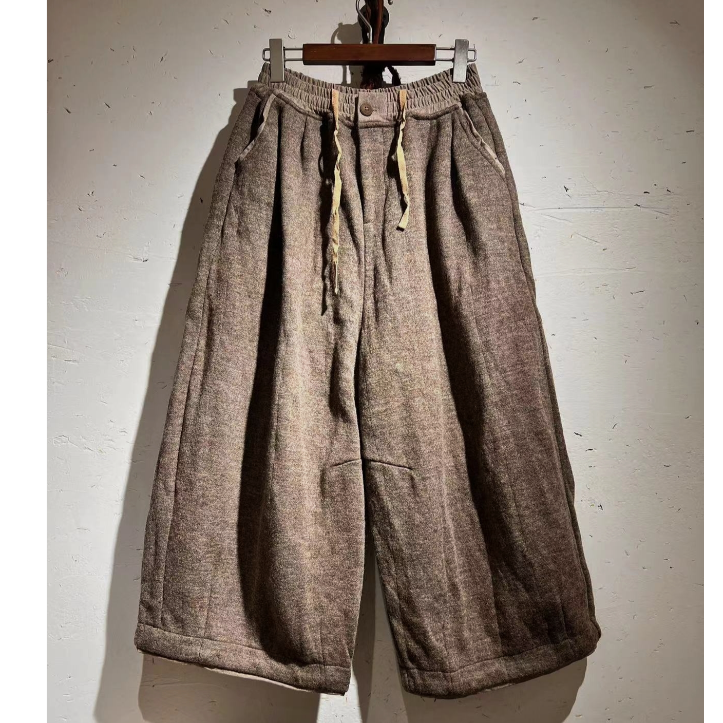 衣路93066保暖羊毛休闲裤90.135