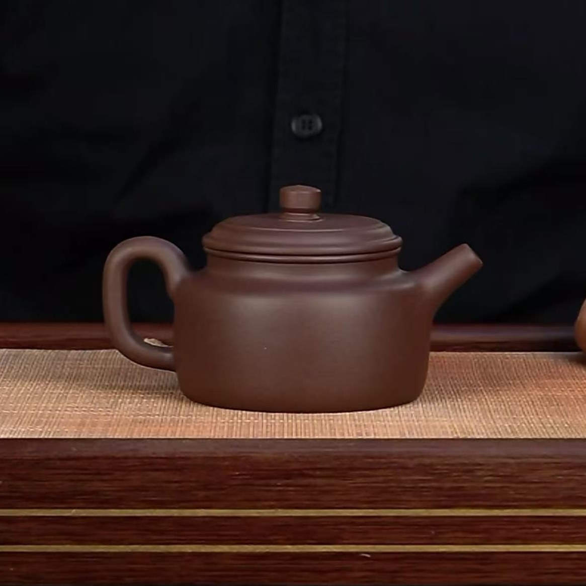 LD紫泥【德钟240CC】宜兴手工紫砂壶