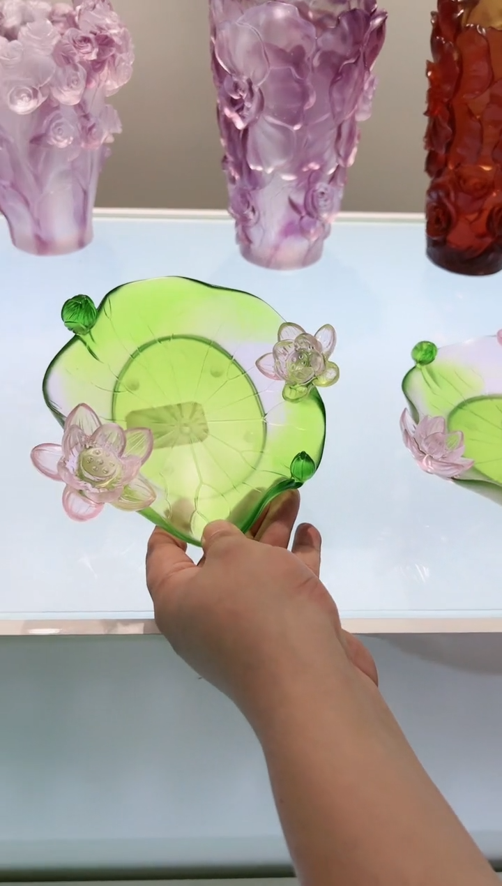 【闪购商品】茶宠古法琉璃干果盘